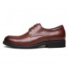 Men Round Toe Classic Lace Up Business Casual Shoes