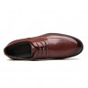 Men Round Toe Classic Lace Up Business Casual Shoes