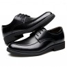 Men Round Toe Classic Lace Up Business Casual Shoes