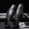 Men Brogue Carved Stylish Oxfords Formal Dress Wedding Shoes