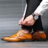 Men Brogue Carved Stylish Oxfords Formal Dress Wedding Shoes