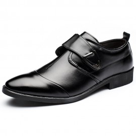 Men Metal Buckle Hook Loop Business Formal Dress Shoes