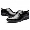 Men Metal Buckle Hook Loop Business Formal Dress Shoes