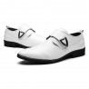 Men Metal Buckle Hook Loop Business Formal Dress Shoes