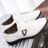 Men Metal Buckle Hook Loop Business Formal Dress Shoes