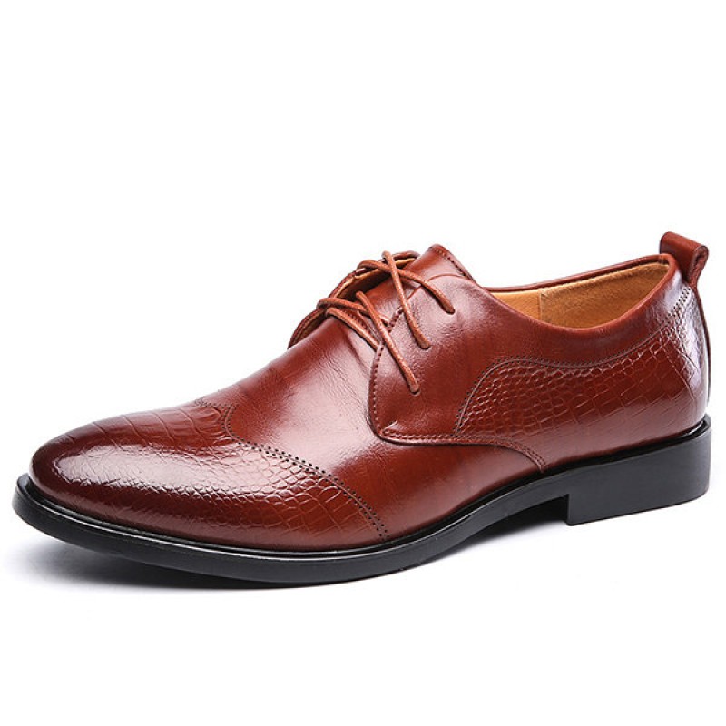 Men Cap Toe Dress Shoes