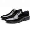 Men Cap Toe Leather Non-slip Business Casual Formal Dress Shoes