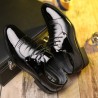 Men Cap Toe Leather Non-slip Business Casual Formal Dress Shoes