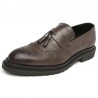 Men Carved Microfiber Leather Non-slip Slip On Brogue Casual Formal Shoes