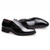 Men Cap Toe Microfiber Leather Non-slip Business Casual Formal Shoes