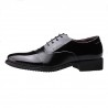 Men Cap Toe Microfiber Leather Non-slip Business Casual Formal Shoes