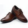 Men Carved Leather Slip Resistant Brogue Business Casual Formal Shoes