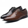 Men Carved Leather Slip Resistant Brogue Business Casual Formal Shoes