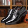 Men Microfiber Leather Slip Resistant Business Casual Formal Dress Shoes