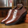 Men Microfiber Leather Slip Resistant Business Casual Formal Dress Shoes