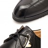 Men Vintage British Style Pointed Toe Business Casual Lace Up Dress Shoes