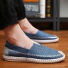 Men Old Peking Style Fabric Breathable Slip On Soft Casual Shoes