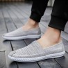 Men Old Peking Style Fabric Breathable Slip On Soft Casual Shoes