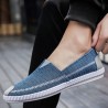 Men Old Peking Style Fabric Breathable Slip On Soft Casual Shoes