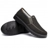 Men Pure Color Old Peking Style Fabric Slip On Casual Shoes