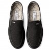 Men Pure Color Old Peking Style Fabric Slip On Casual Shoes