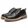 Men Microfiber Leather Outdoor Wearable Lace Up Work Style Shoes