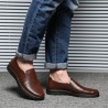 Men Hollow Out Breathable Soft Sole Slip On Casual Shoes