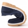 Men Pure Color Canvas Slip Resistant Slip On Soft Casual Shoes