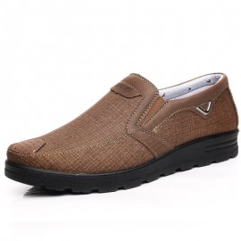 Large Size Men Old Peking Style Soft Slip On Casual Shoes