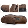 Men Old Peking Style Textile Splicing Comfy Slip On Casual Shoes