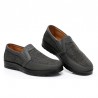 Men Old Peking Style Textile Splicing Comfy Slip On Casual Shoes