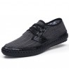 Big Size Men's Canvas Splicing Stitching Soft Sole Lace Up Casual Shoes