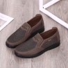 Large Size Men Old Peking Style Splicing Fabric Casual Driving Shoes