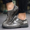 Men Vintage Hook-loop Wearable Leather Work Shoes