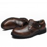 Men Vintage Hook-loop Wearable Leather Work Shoes