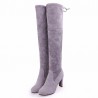 European Style Suede Sexy Over The Knee Thigh High Heels Party Boots