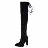 European Style Suede Sexy Over The Knee Thigh High Heels Party Boots