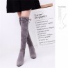 European Style Suede Sexy Over The Knee Thigh High Heels Party Boots