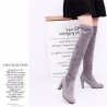 European Style Suede Sexy Over The Knee Thigh High Heels Party Boots