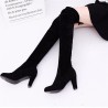 European Style Suede Sexy Over The Knee Thigh High Heels Party Boots