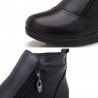 Large Size Genuine Leather Warm Lining Zipper Ankle Boots