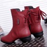 Large Size Back Lace Boots For Women