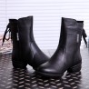 Large Size Back Lace Boots For Women