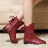 Large Size Back Lace Boots For Women