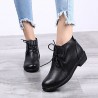 Large Size Cow Leather Soft Boots