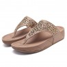 Rhinestone Platform Hollow Sandals