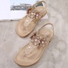 Summer Women Flowers Flip Flops Soft Flat Beach Sandals