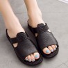 Handmade Stitching Leather Peep Toe Casual Sandals