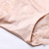 Sexy Hip Lifting Lace Back Seamfree Ice Silk Mid Waist Panties