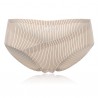 Soft Striped Seamless Breathable Ice Silk Mid Waist Panties